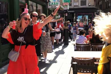 London - musikaler West End musikaler Silent Disco Rundvandring