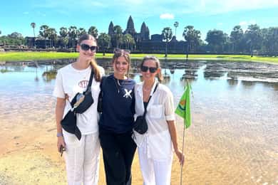 Siem Reap : Angkor Wat avec visite guidée en allemand ou en anglais