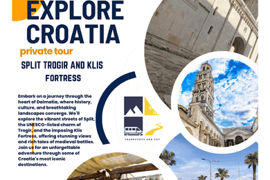 Visite de Split, Trogir et Klis