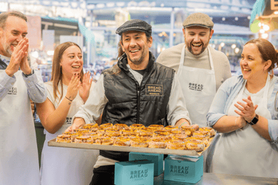 Londres: Excursão gastronómica exclusiva ao Borough Market e aula de pastelaria