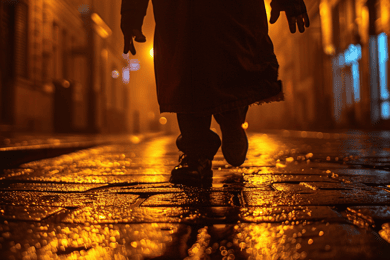 Frankfurt: Criminal hunt at night