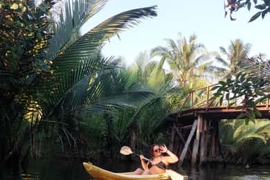 Kampot : Campagne, ferme de poivrons et excursion en kayak avec déjeuner