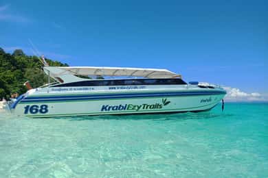 Fra Krabi: Phi Phi Early Bird & 4 øyer med hurtigbåt