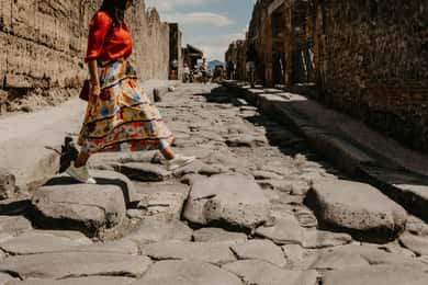Au départ de Rome : visite des ruines de Pompéi avec un guide expert et train rapide.