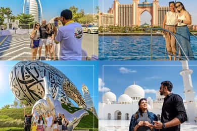 2-tägige Stadtführung Tour: Dubai & Abu Dhabi + Yacht-Erlebnis