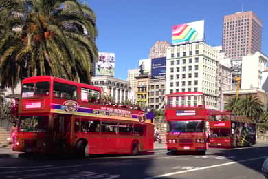 São Francisco: Tour de ônibus hop-on hop-off Deluxe com 20 paragens