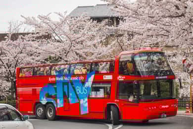 京都：乗り降り自由の観光バスチケット