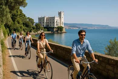 Tour in e-bike di Trieste: centro storico, Castello di Miramare e gelato