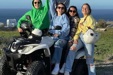 Santorini: Excursión en quad con guía local