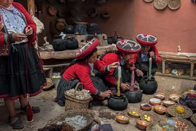 From Cusco: Moray, Maras Salt Mines & Chinchero Weavers Tour