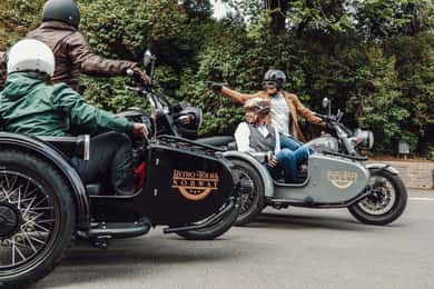 Oslo: 2-timmars stadsvandring med retro-motorcykel i sidovagn