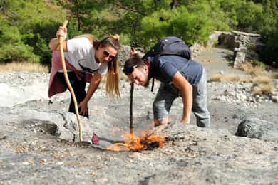 Kemer: Jeep Safari alla spiaggia di Olympos e alle fiamme della Chimera