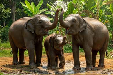 Patong: Elephant Sanctuary Walk Tour with Hotel Transfer
