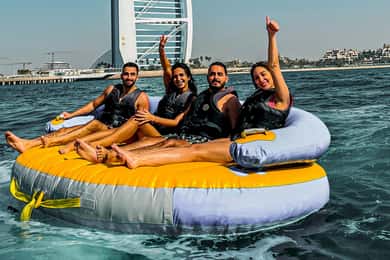 Dubai: Speedboat Tubing Around Burj Al Arab