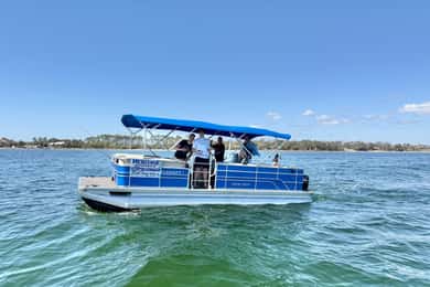 Panama City Beach: noleggio pontone deluxe con tettoia