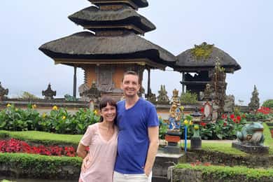 Tanah lot, świątynia nad jeziorem Beratan, taras ryżowy Jatiluwih