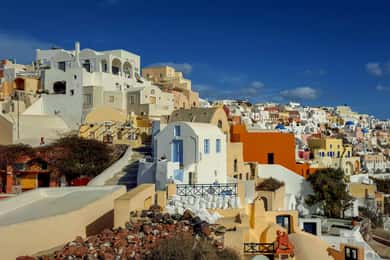 Santorini: Excursão particular ao pôr do sol com degustação de vinhos e jantar
