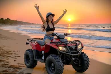 Hurghada Quad & ATV Ride with Camel, Desert Vibes & Sea View