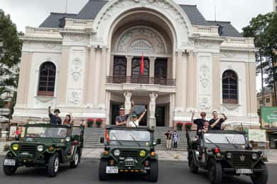 Privat sightseeingtur i Ho Chi Minh-byen med amerikansk militærjeep