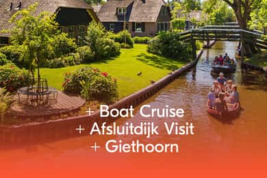 Amsterdam: Giethoorn-kierros venekyydillä ja Afsluitdijk-vierailu
