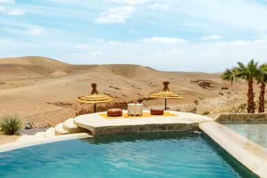 Marrakech: Passaggio di un giorno nel deserto, piscina e pranzo