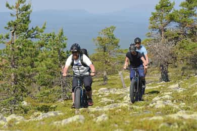 Levi: E-fatbike-eventyr på rensdyrstier