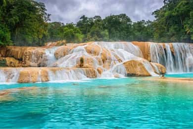 Depuis San Cristobal : Agua Azul, Misol-ha et Palenque