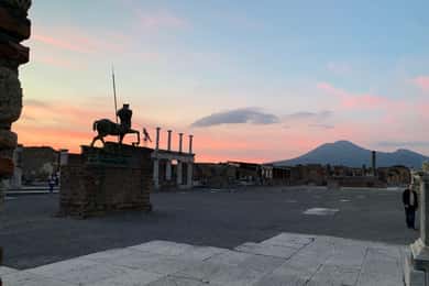 Pompeii: vezetett túra és naplemente