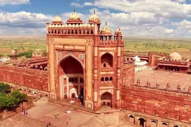 Desde Agra: Taj Mahal, Fuerte de Agra y Fatehpur Sikri, excursión de un día