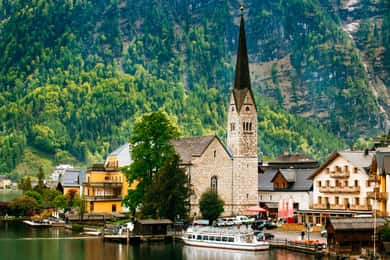 Beleza alpina e vilas de contos de fadas: excursão a Hallstatt e Salzburgo