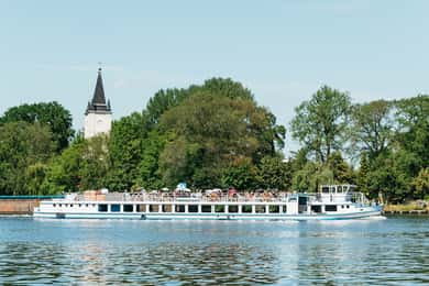 Berlijn: boottocht over de rivier de Spree naar de Müggelsee