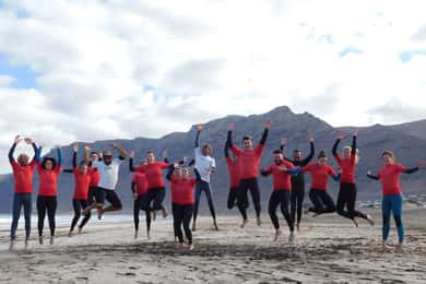 Kalufa Surf school in Caleta de Famara, Lanzarote
