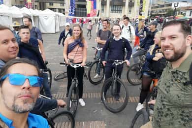 Bike tours through Bogotá