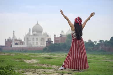 Agra: Excursão ao Taj Mahal ao nascer do sol com passeio dentro do mausoléu