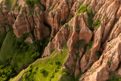 From Sibiu: Mud Volcanoes and Red Ravine Day Trip