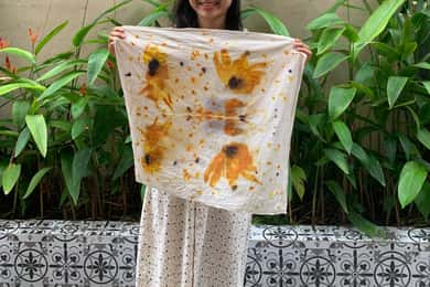 Hoi An : Atelier de teinture à l'indigo et d'impression écologique