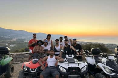 Crete: Off-Road Quad Safari Evening Tour with Hotel Transfer