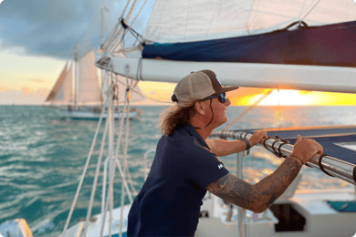 Observación de delfines + Vela al atardecer