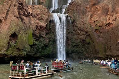 From Marrakech: Ouzoud Waterfalls guided trip with boat ride