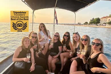 Zadar: Sunset Cruise with unlimited champagne