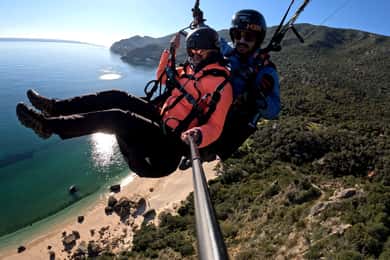 Lisboa: Voo Tandem de Parapente