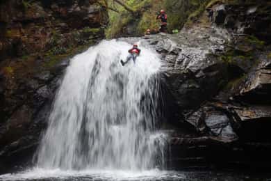 Private Extreme Canyoning in Snowdonia, North Wales