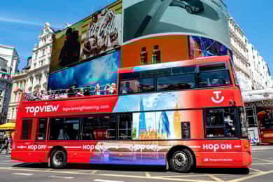 Londres: Passe Hop-On Hop-Off com cruzeiro pelo rio Tâmisa 24 horas