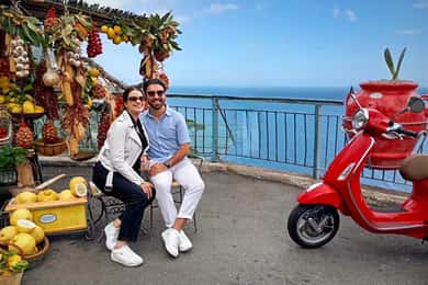 Neapel/Sorrento/Positano: Privat tur på Amalfikusten med Vespa