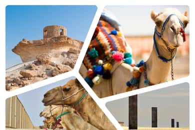 Doha Camel Race Track & Richard Serra Desert Sculpture Tour