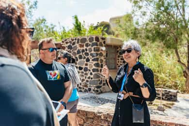 Santorini: Ciudad prehistórica de Akrotiri Visita guiada privada