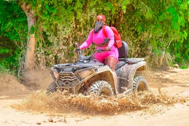 Punta Cana: ATV/Can-Am with beach and blue cave