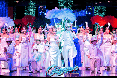 Bangkok : spectacle Calypso Cabaret avec dîner en option