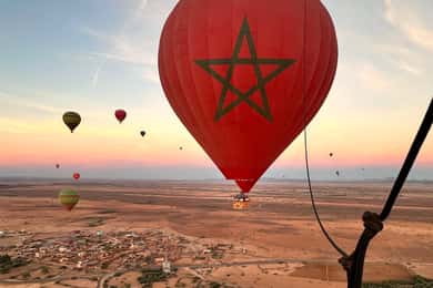 Marrakesh: Zbor de 40 de minute cu balonul dimineața devreme