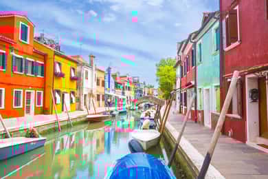 Bootsfahrt: Blick auf Murano, Torcello und die Burano Inseln